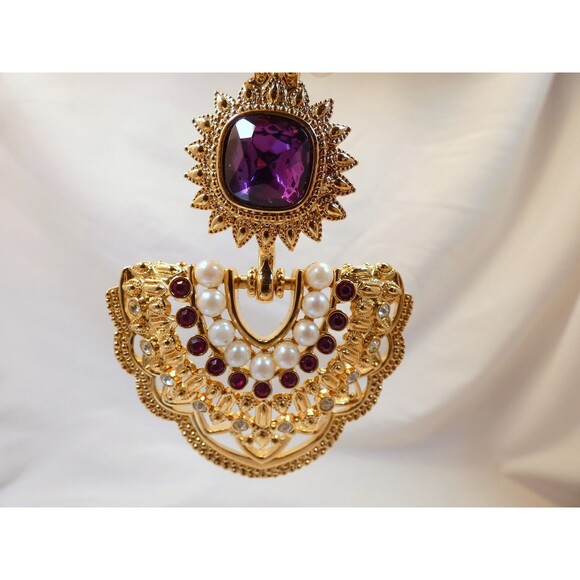 Elizabeth Taylor  SHAILL I JHAVERI AVON IMPERIAL ELEGANCE NECKLACE -Collectible - Picture 4 of 15